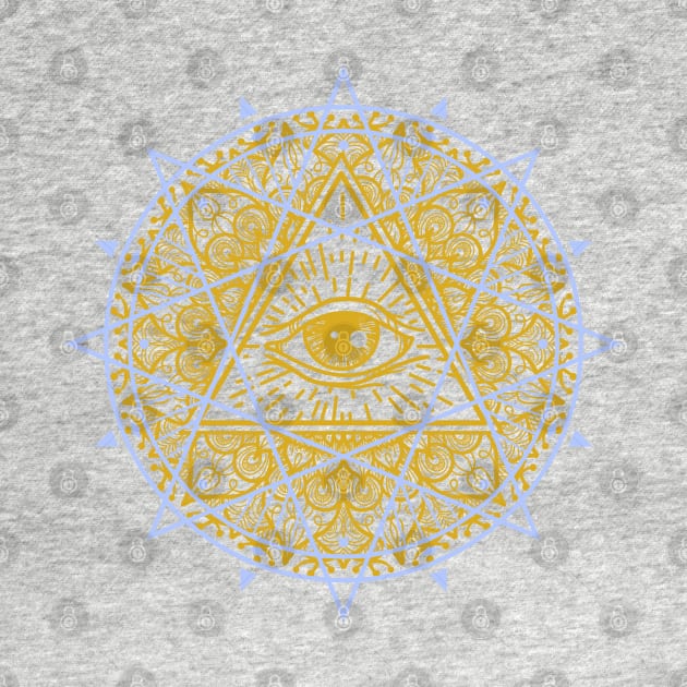 All Seeing Eye of Enlightenment by World upside down